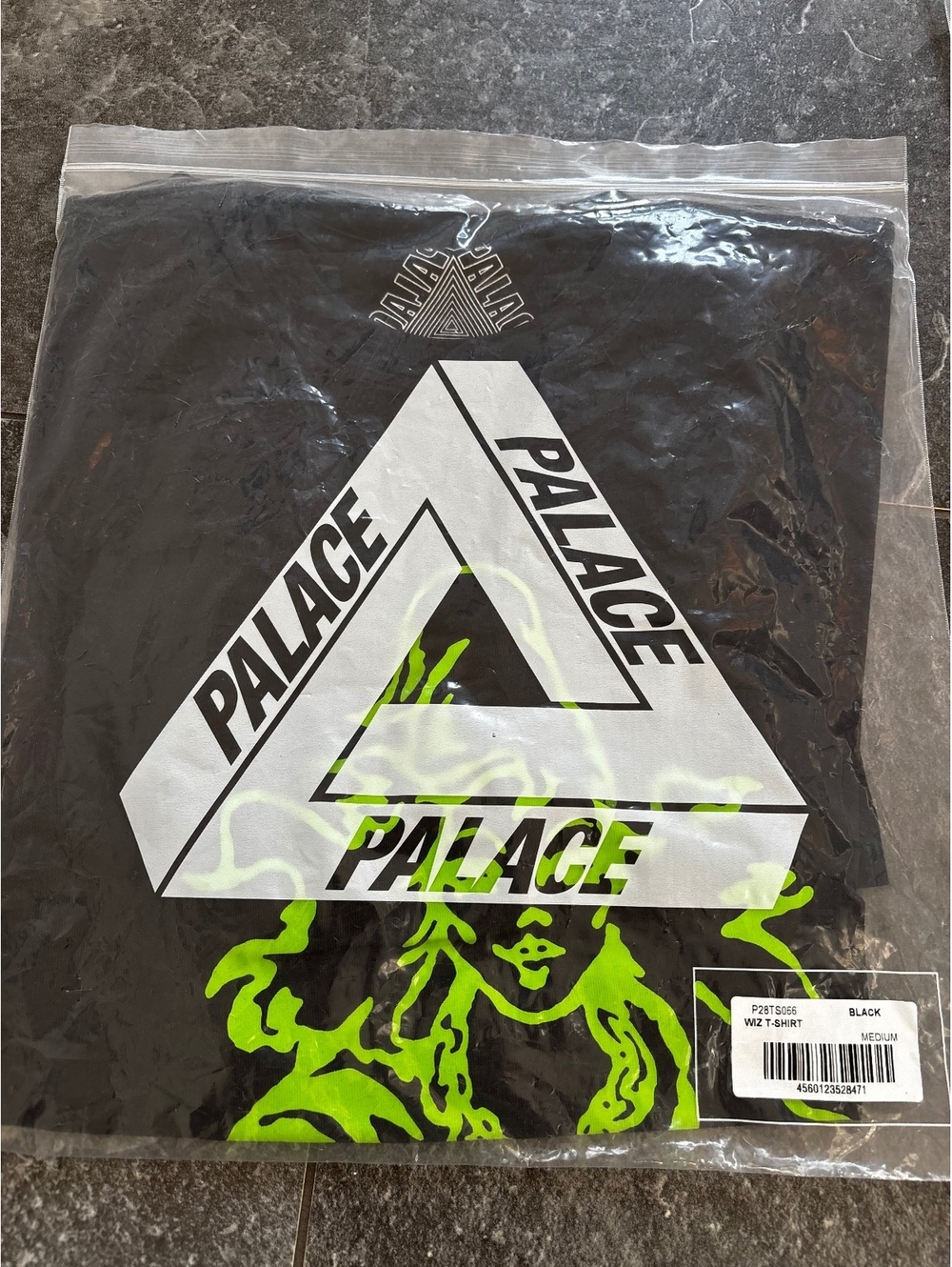 Palace Wiz Medium Black Graphic T-Shirt